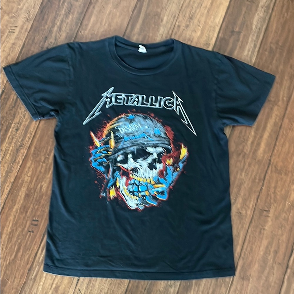 Metallica Black Skull Graphic T-Shirt